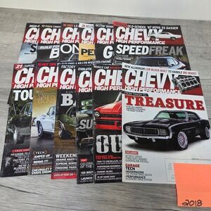 Chevy High Performance Magazine 2018 All 12 Issues Complete Racing Automotive